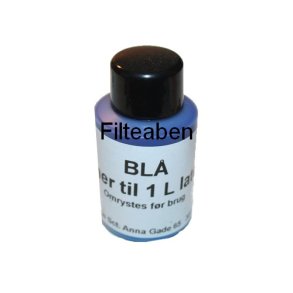 Bl� latex farve 30 ml.