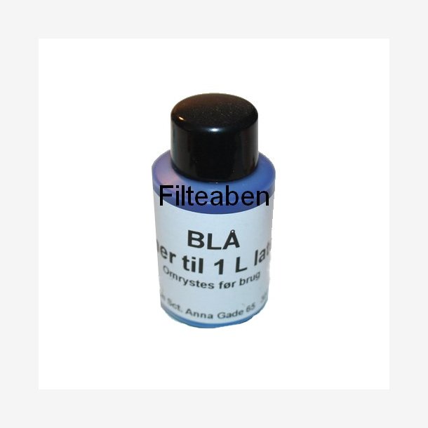Bl latex farve 30 ml.