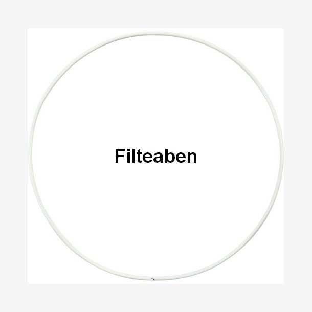 Metalring Hvid 30 cm 2 mm