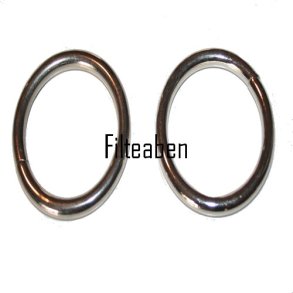 Ring s�lv 2 stk. 4,4 cm