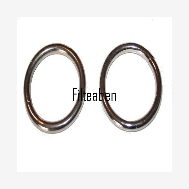 Ring sølv 2 stk. 6,6 cm