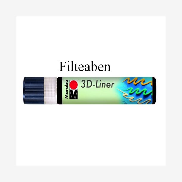 Sort marabu 3D liner 25 ml.