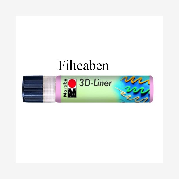 Pastel rosa marabu 3D liner 25 ml.