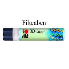 Pastel bl� marabu 3 D liner 25 ml.