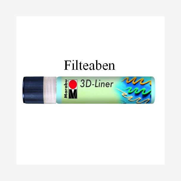 Pastel blå marabu 3 D liner 25 ml.