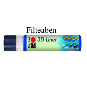 Bl� marabu 3D liner 25 ml.