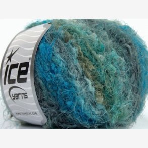 Eyelash turkis / gul 50 gr.