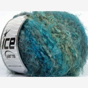 Eyelash gr� / turkis 50 gr.