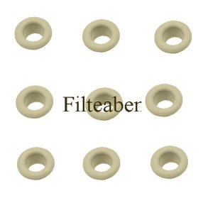 Sn�reringe 20 stk Hvid 8 mm