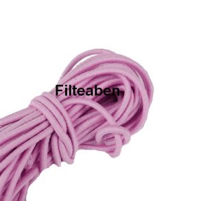 Elastik Snor 5 mtr 2mm Lys R�d