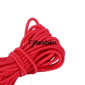 Elastik Snor 5 mtr 2mm R�d