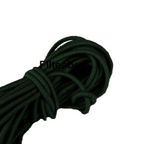 Elastik Snor 5 mtr 2mm M�rk Gr�n