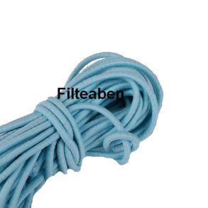 Elastik Snor 5 mtr 2mm Lys Bl�