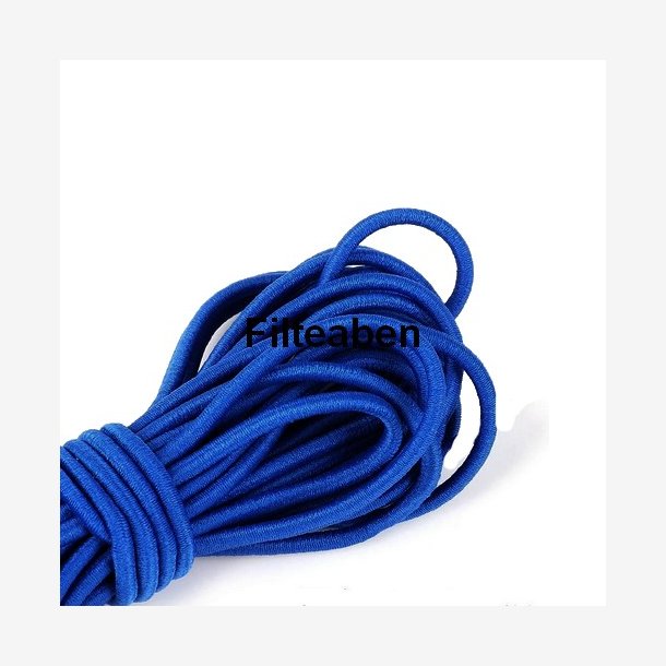 Elastik Snor 5 mtr 2mm kobolt