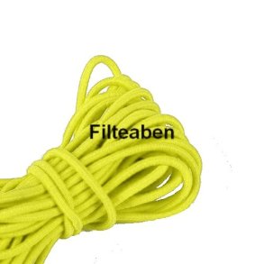 Elastik Snor 5 mtr 2mm Gul