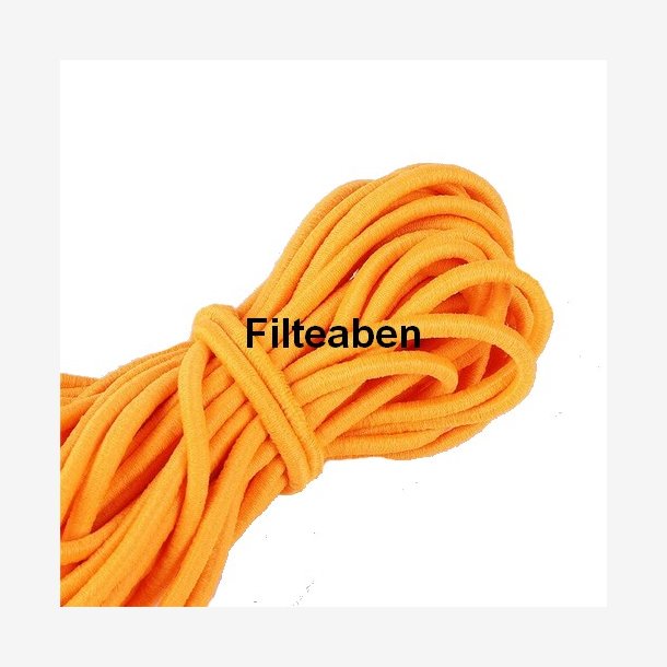 Elastik Snor 5 mtr 2mm Orange