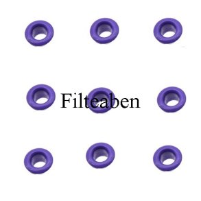 Sn�reringe 20 stk Lilla 8 mm