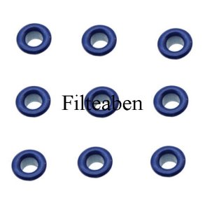 Sn�reringe 20 stk Bl� 8 mm