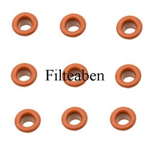 Sn�reringe 20 stk Oange 8 mm