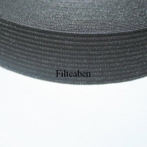 Elastik 20 mm sort