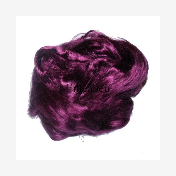 Morbærsilke Bordeaux 10 gr.