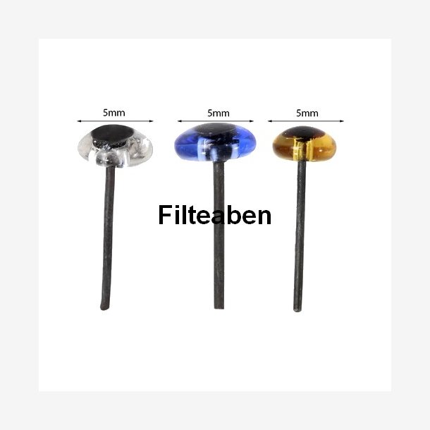 Øjne i 3 farver 3 * 5 par