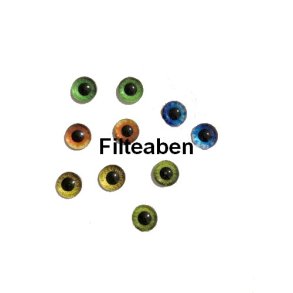 jne 8 mm 5 par i 5 forskellige farver