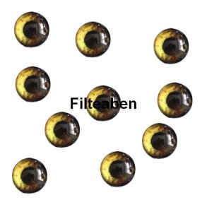 8 mm Gul / Brune jne 5 par