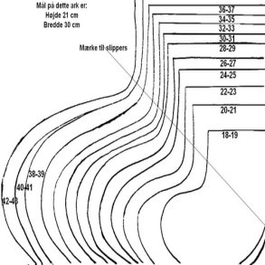 M�l p� form til hjemmesko