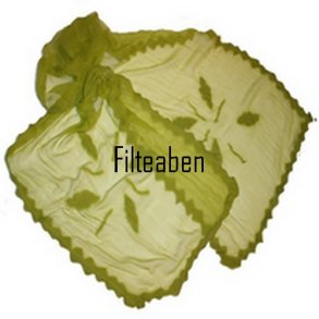 Filteopskrift Chiffon sjal med n�lefilt/uldfilt