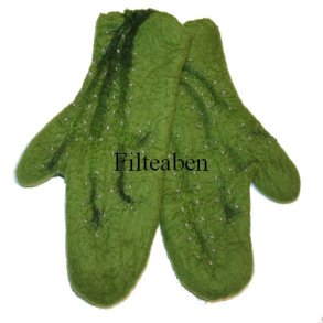 Filteopskrift Filtede vanter