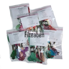 Broderigarn 10 stk ass.