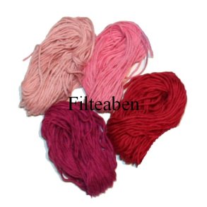 Broderigarn 4 * 10 Mtr Rosa