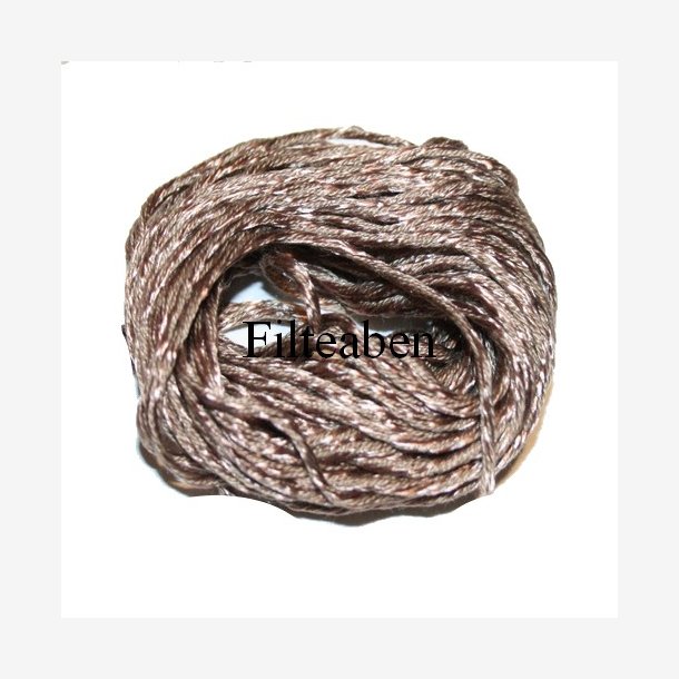 Broderigarn 8 Mtr Mellem Brun