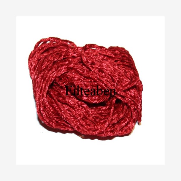 Broderigarn 8 Mtr Mørk Rød