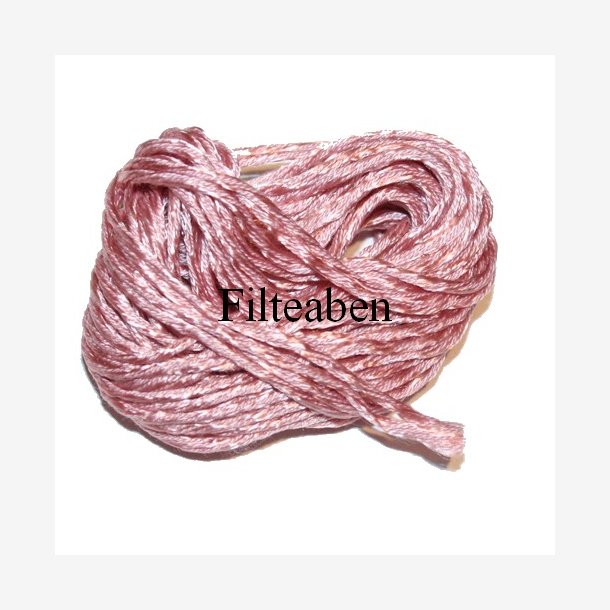 Broderigarn 8 Mtr Mørk Rosa