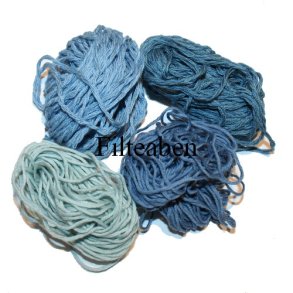 Broderigarn 4 * 10 Mtr Lyse Bl�