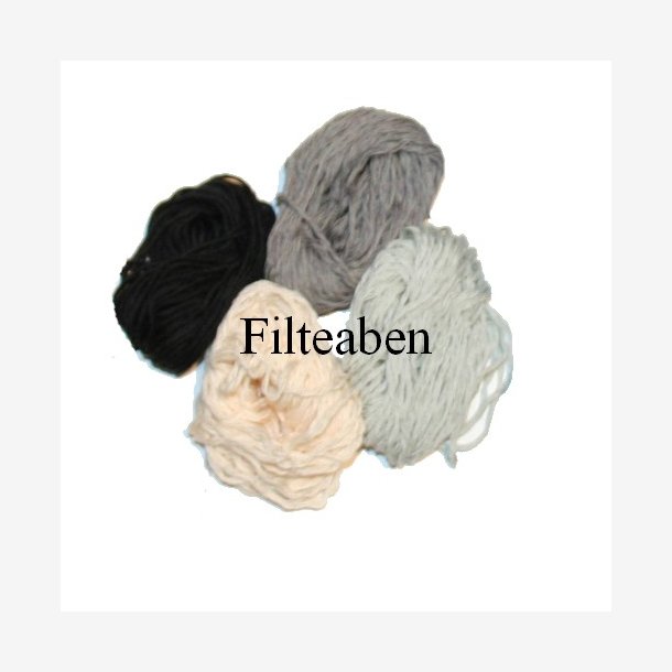 Broderigarn 4 * 10 Mtr Grå