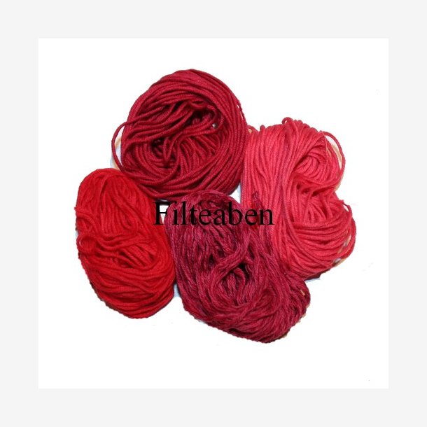Broderigarn 4 * 10 Mtr Rød