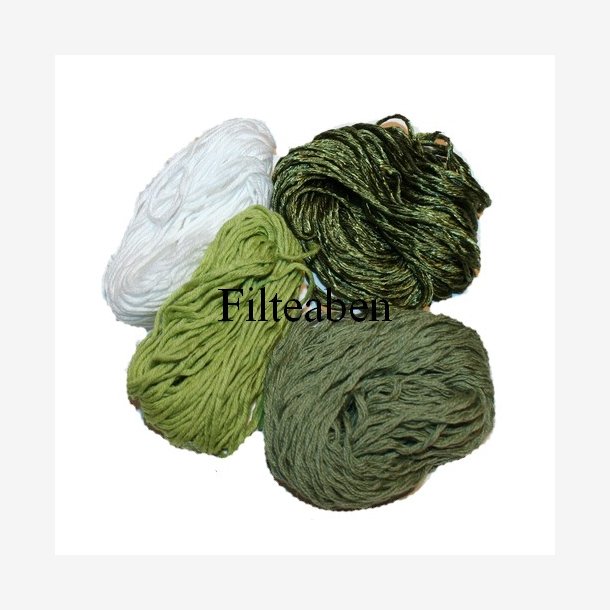 Broderigarn 4 * 10 Mtr Lemon