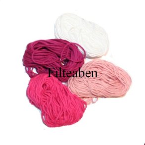 Broderigarn 4 * 10 Mtr Bordeaux