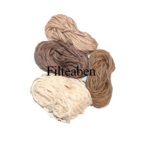 Broderigarn 4 * 10 Mtr Brun