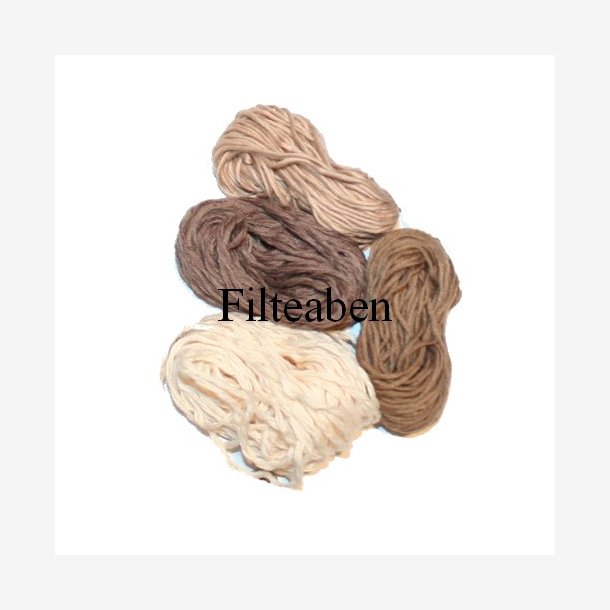 Broderigarn 4 * 10 Mtr Brun