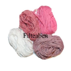 Broderigarn 4 * 10 Mtr Lyse R�d