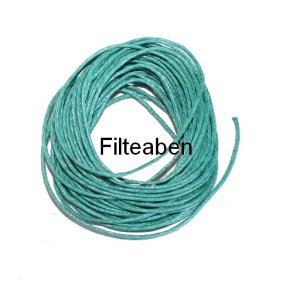 M�rk Jadegr�n mokkasinsnor 5 Mtr.