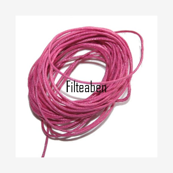 Pink mokkasinsnor 5 Mtr.