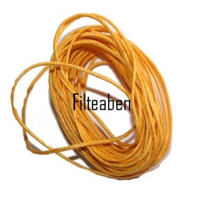 Gul mokkasinsnor 5 Mtr.