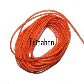 Orange mokkasinsnor 5 Mtr.