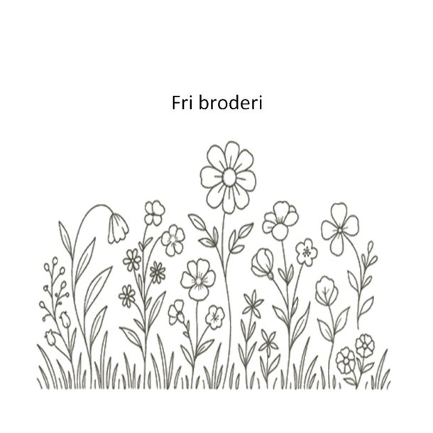 Broderi hæfte Fri Broderi