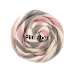 Merinould Meleret Gr� - Rosa 100 gr. 25 my